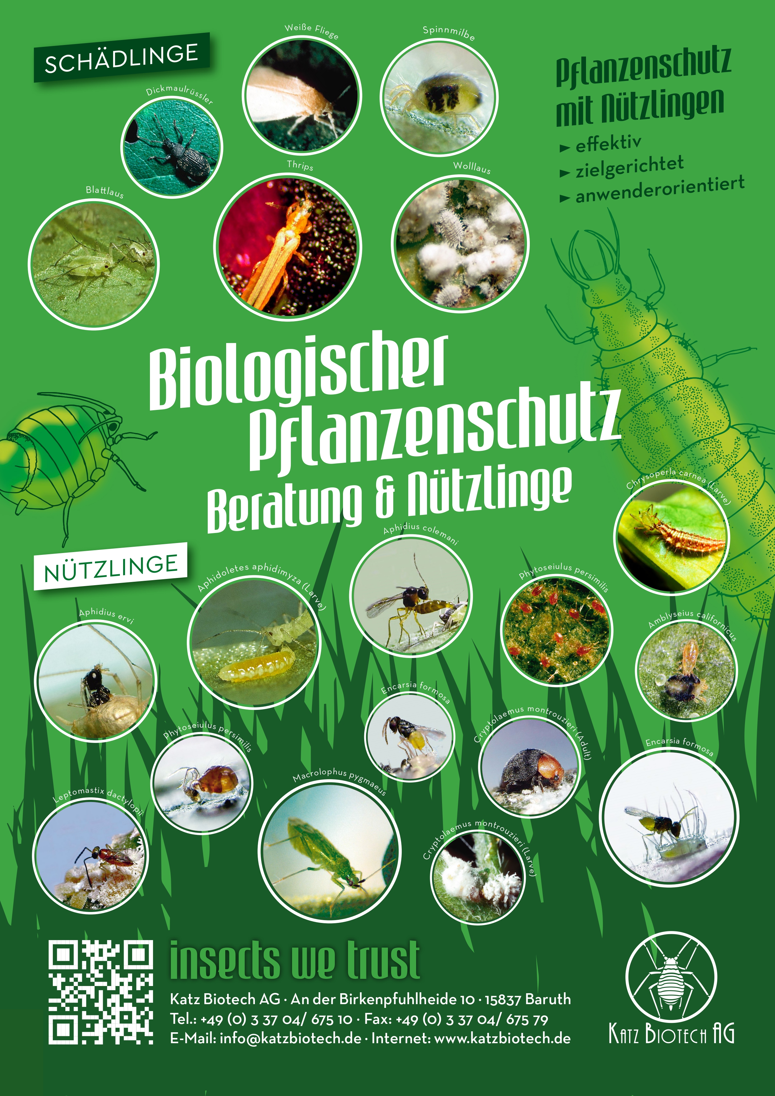 Posterset "Nützlinge"